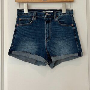 Garage Denim Jean Shorts with Cuff Size 7